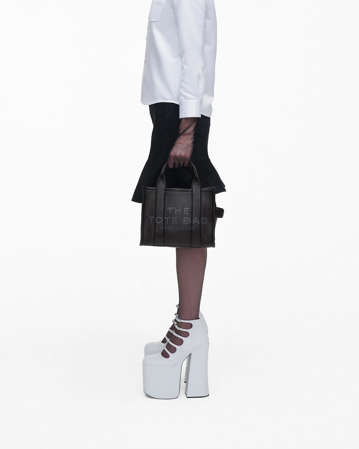 Marc Jacobs Women's The Leather Small Tote Bag Black