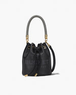 MARC JACOBS The Leather Bucket Bag MEDIUM BLACK