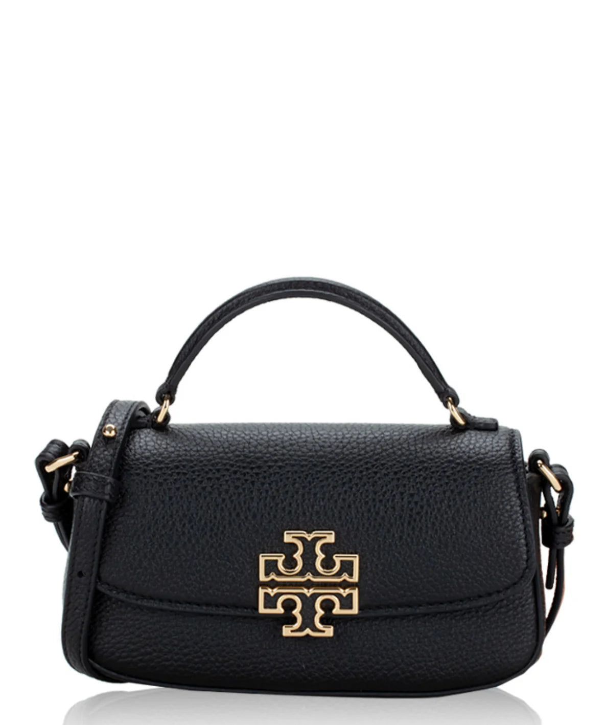 Tory Burch Britten Mini Top Handle Black Kadın Deri Çanta
