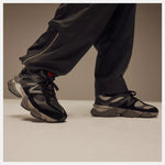 New Balance 9060 Black with Castlerock and Rain Cloud U9060BLK