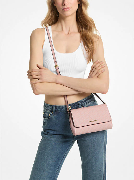 Medium Logo Convertible Crossbody Çanta