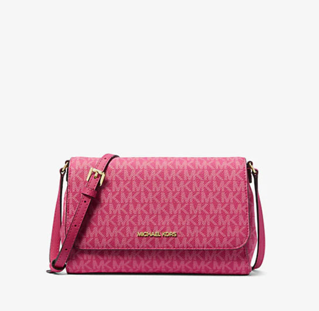 Medium Logo Convertible Crossbody Çanta