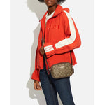 Coach Mini Jamie Camera Bag In Signature Kadın Deri Çanta