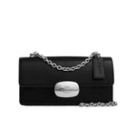 Coach Women's Eliza Flap Crossbody Silver/Taupe