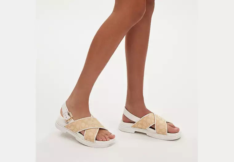 Fraser Sandal In Signature Jacquard